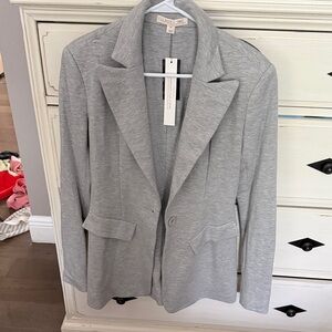 INC International Concepts Light Gray Women's Blazer